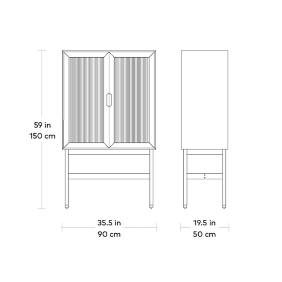 MUNRO VITRINE WALNUT