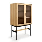 MUNRO VITRINE WHITE OAK