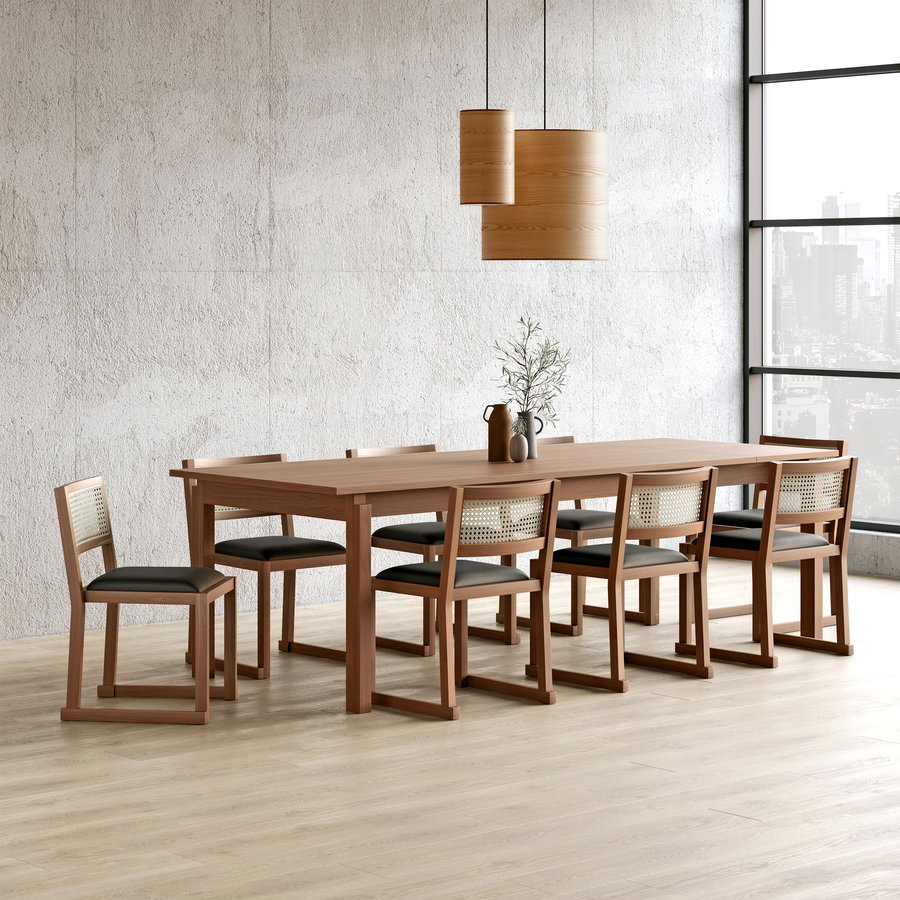 ANNEX DINING TABLE EXTENDABLE WALNUT by Gus* Modern