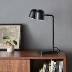 LAMPE DE TABLE TANDEM NOIRE par Gus* Modern