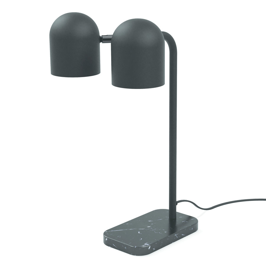 LAMPE DE TABLE TANDEM NOIRE par Gus* Modern