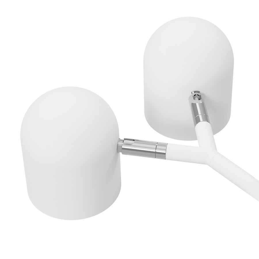 LAMPE DE TABLE TANDEM BLANCHE par Gus* Modern