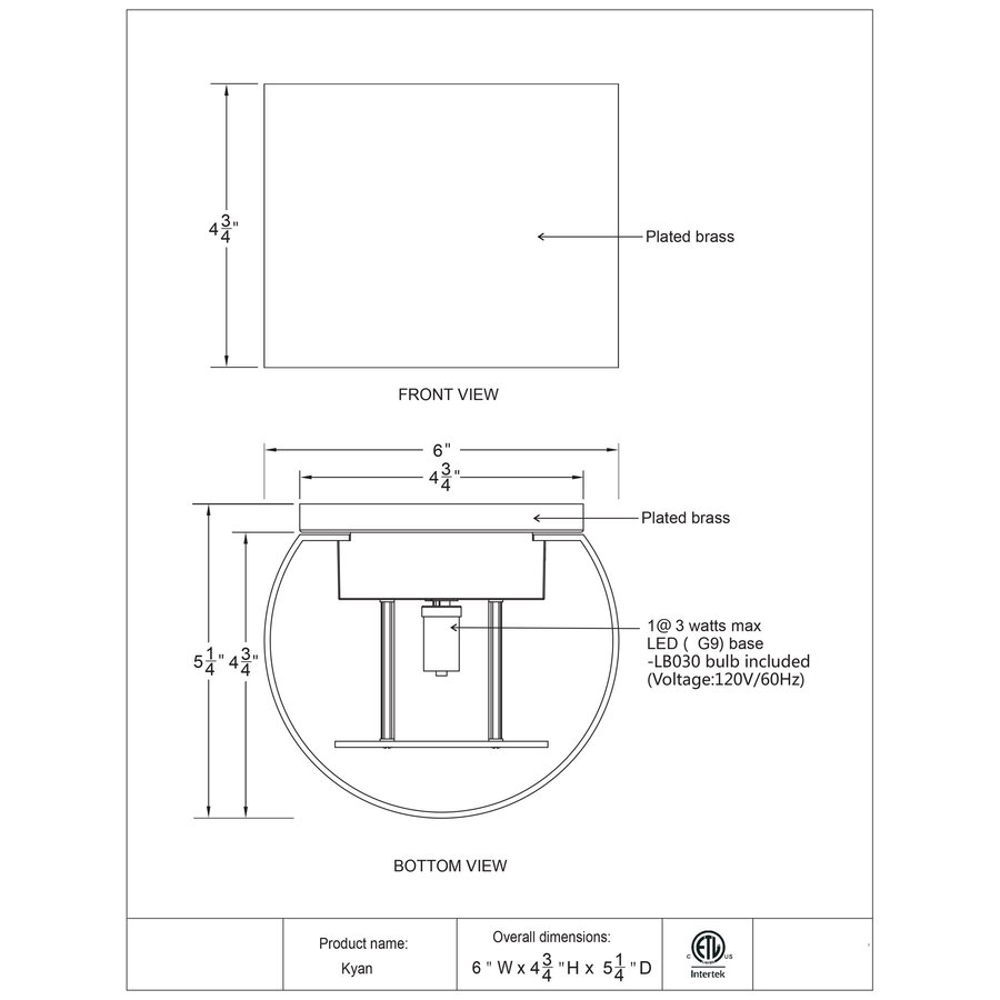 KYAN WALL LAMP