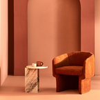 CLEMENTINE ARMCHAIR TERRACOTTA