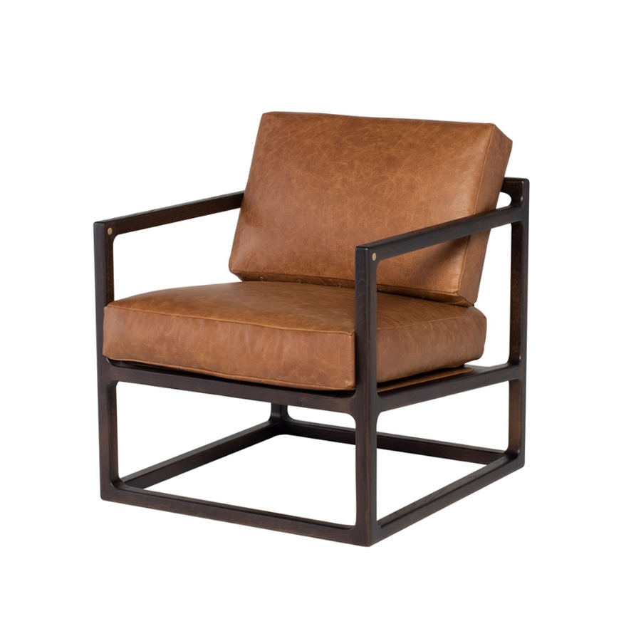 FAUTEUIL LIAN CUIR DESERT