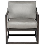 FAUTEUIL LIAN CUIR DOVE