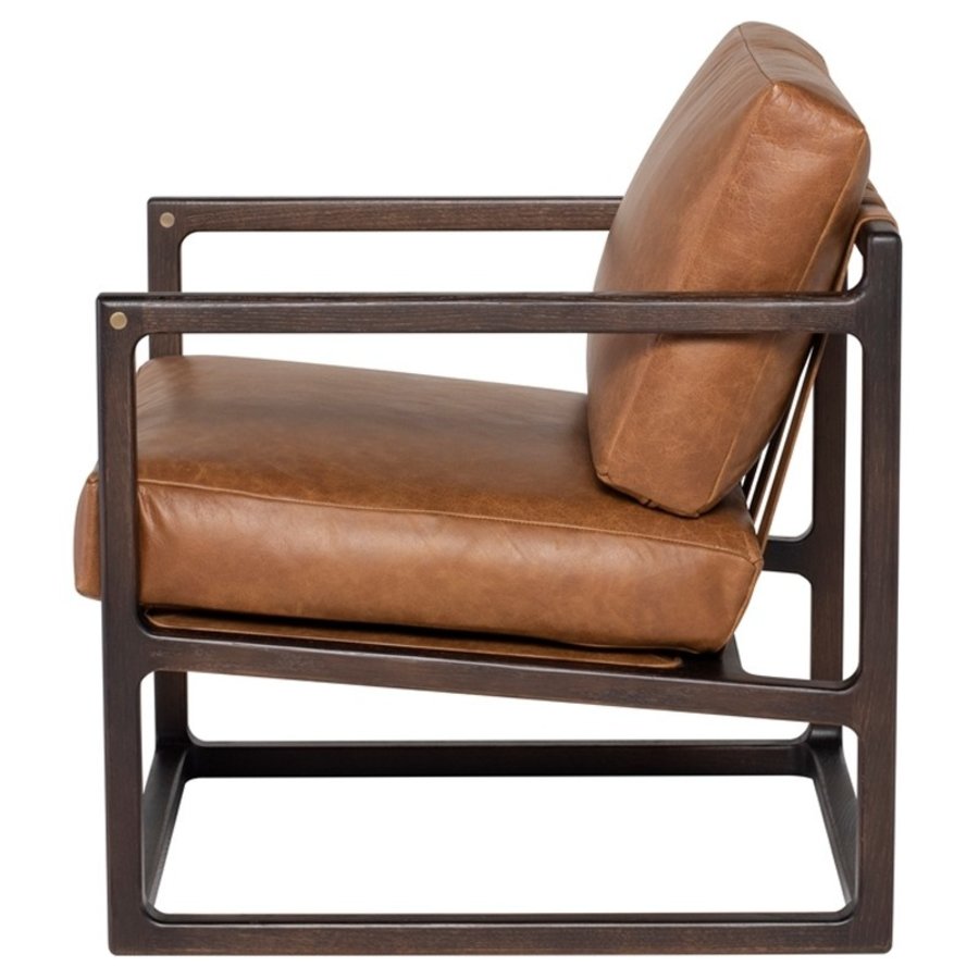 FAUTEUIL LIAN CUIR DESERT