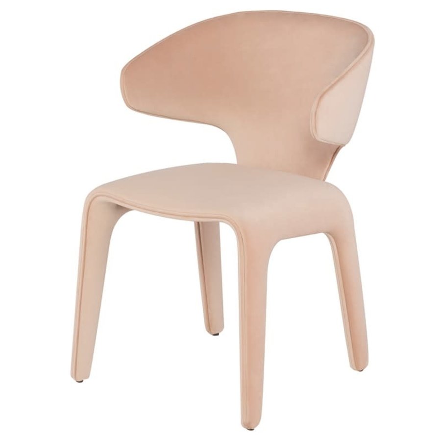 BANDI CHAIR VELVET PEACH