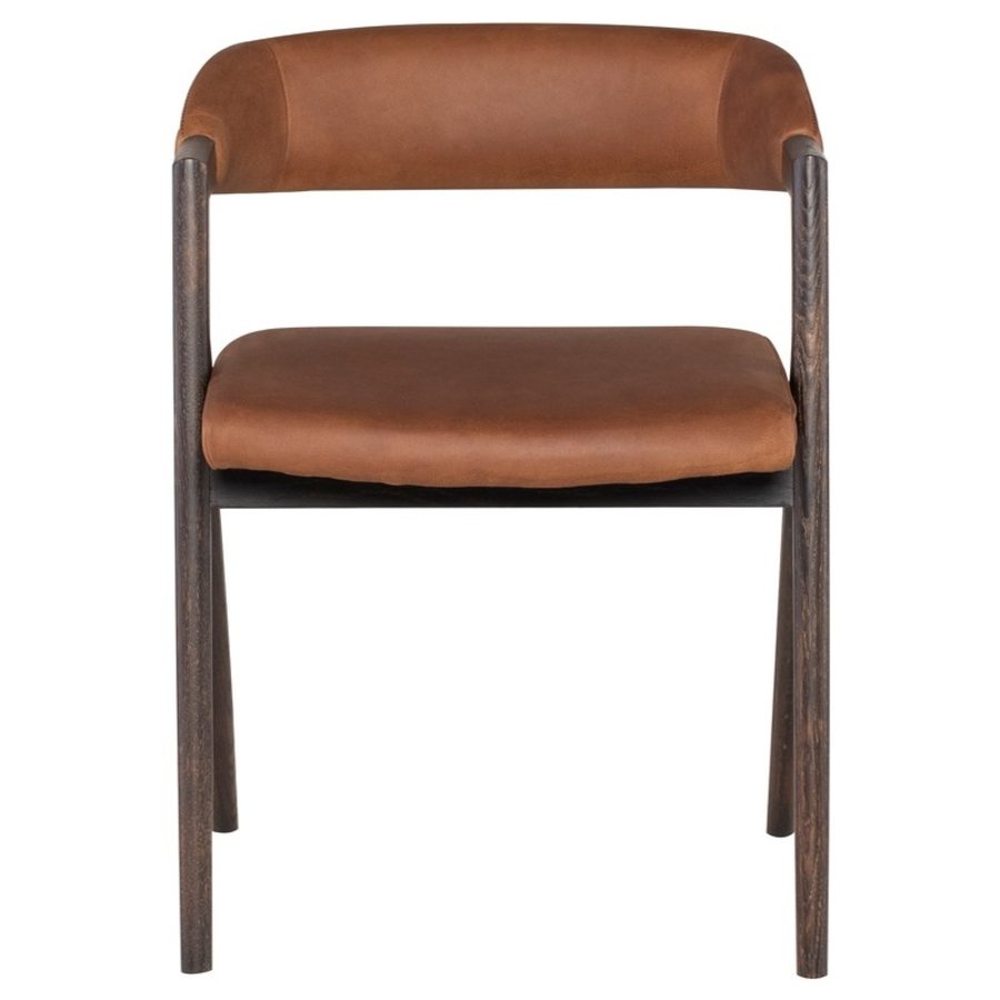 ANITA CHAIR LEATHER DESERT