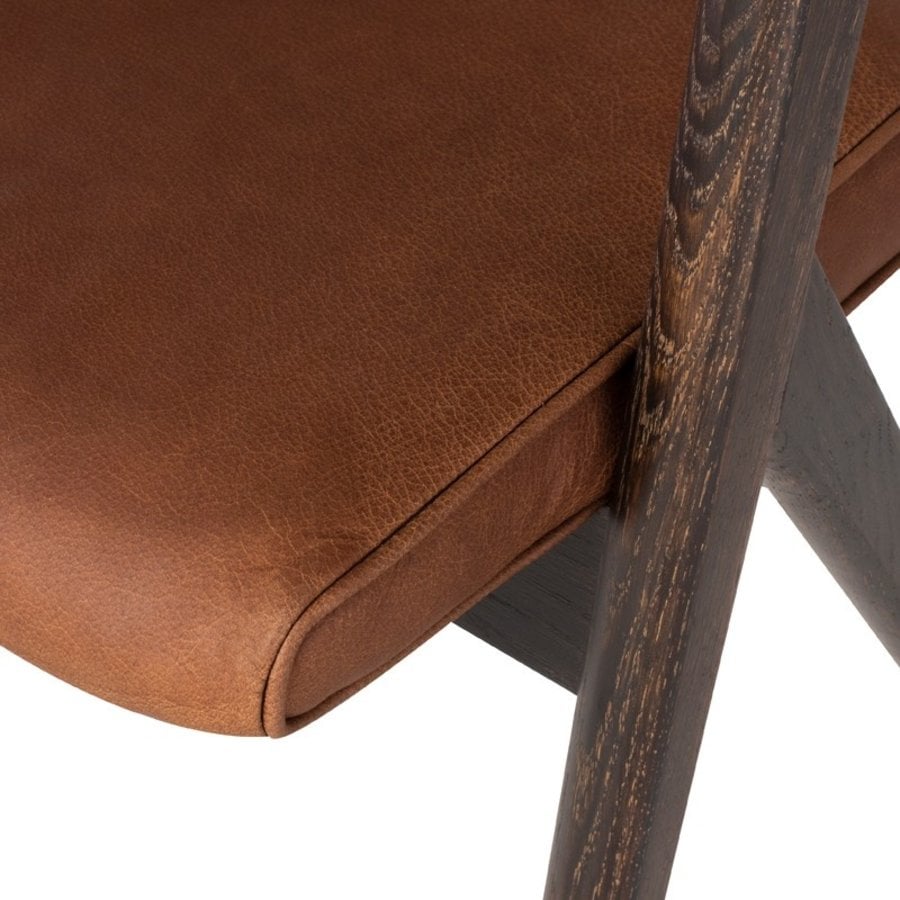 ANITA CHAIR LEATHER DESERT