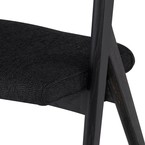 TABOURET COMPTOIR ANITA GRIS CHARBON