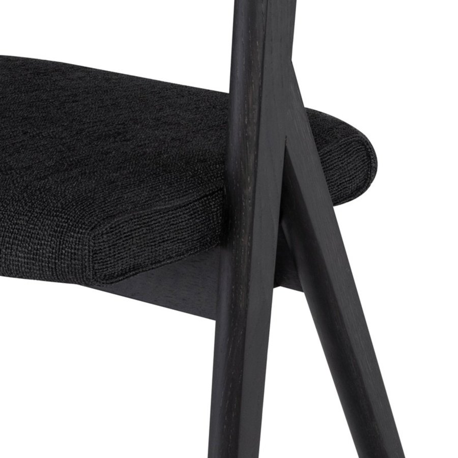 TABOURET COMPTOIR ANITA CUIR RAVEN