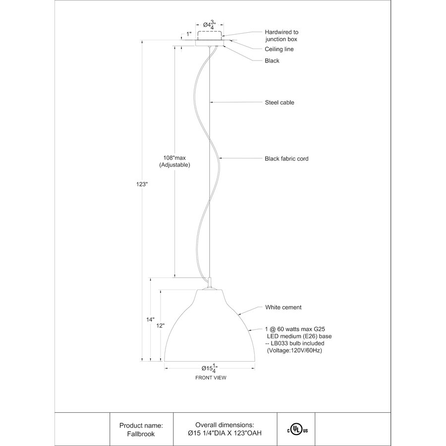 FALLBROOK PENDANT LAMP