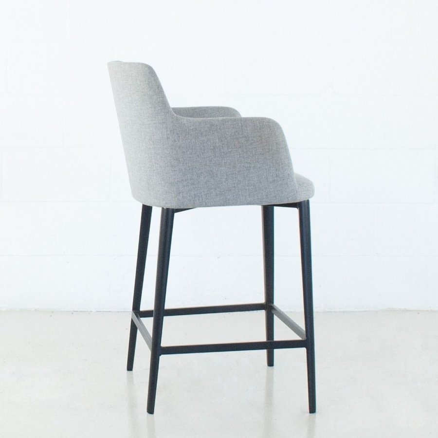 WILLIAMSBURG BAR STOOL LIGHT GREY