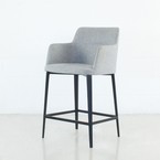 WILLIAMSBURG BAR STOOL LIGHT GREY