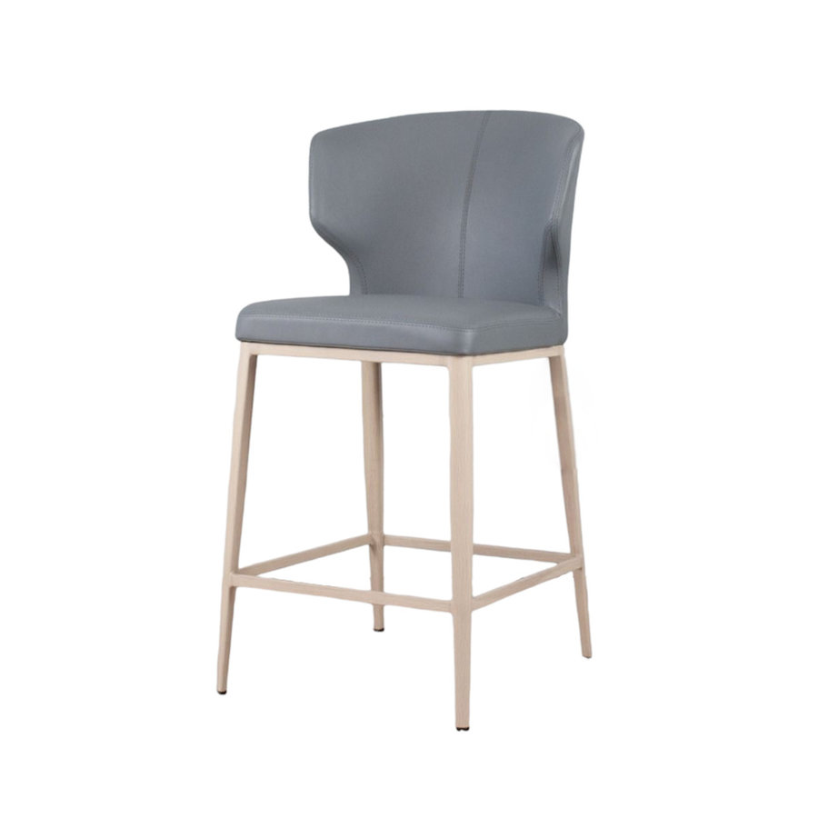 TABOURET COMPTOIR CABO CUIR SYNTHÉTIQUE SILVERSTONE