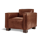 Cabot leather armchair by Gus* Modern