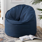 FLOWR BEAN BAG DARK BLUE