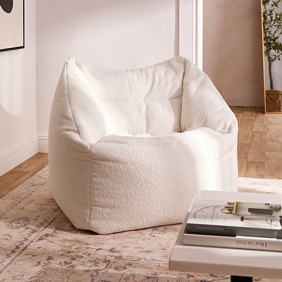 BEAN BAG  AZURE BLANC