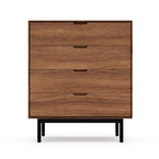 ARMOIRE MUNRO 4 TIROIRS NOYER par Gus* Modern
