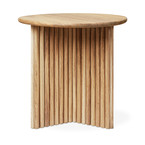 TABLE D'APPOINT ODEON CHÊNE BLANC par Gus* Modern