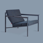 HALIFAX ARMCHAIR HANSON NAVY / ATLANTIC by Gus* Modern