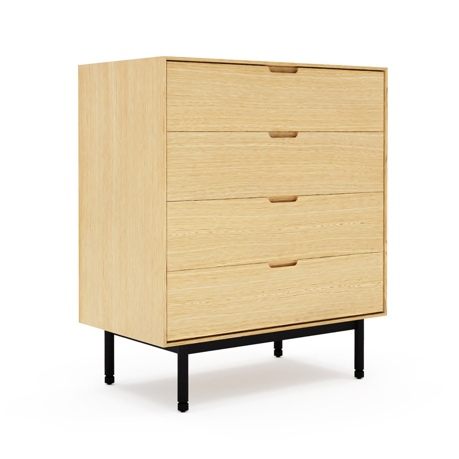 MUNRO 4 DRAWERS WHITE OAK by Gus* Modern