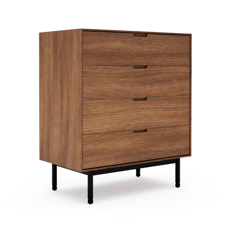 MUNRO 4 DRAWERS WALNUT by Gus* Modern