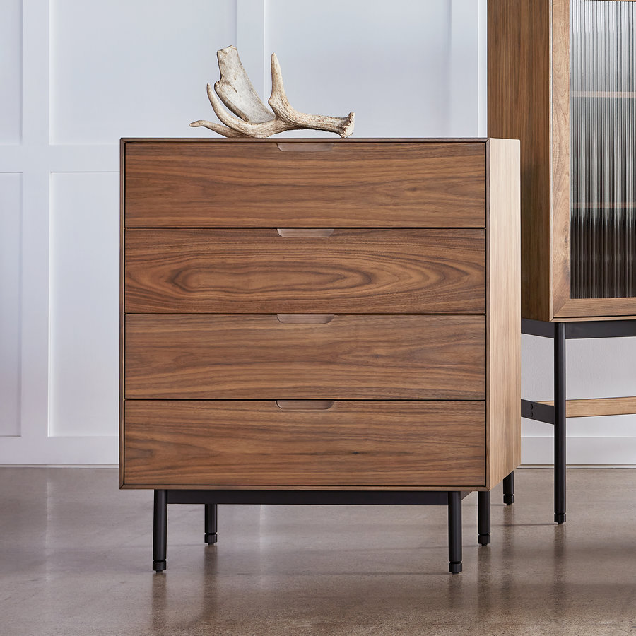 MUNRO 4 DRAWERS WALNUT by Gus* Modern