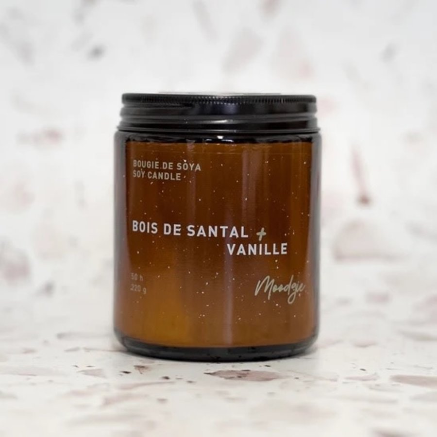 BOUGIE SANTAL + VANILLE