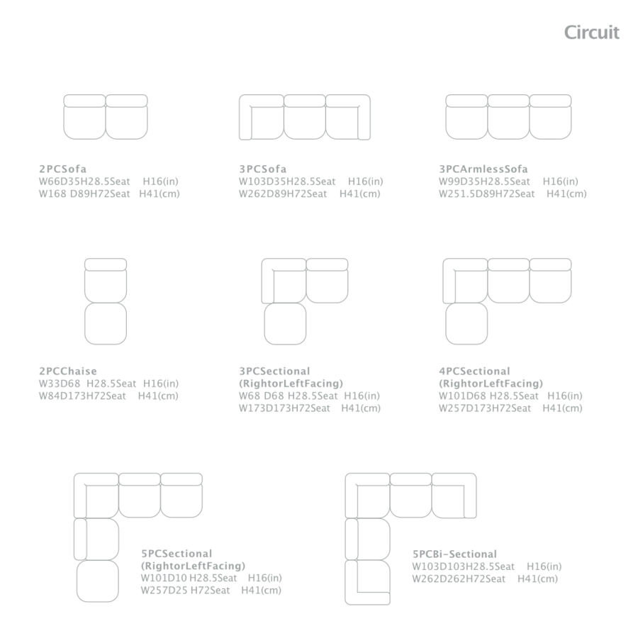 FAUTEUIL COIN CIRCUIT par Gus* Modern