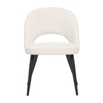 COCO CHAIR BOUCLE BEIGE / BLACK BASE