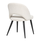COCO CHAIR BOUCLE BEIGE / BLACK BASE
