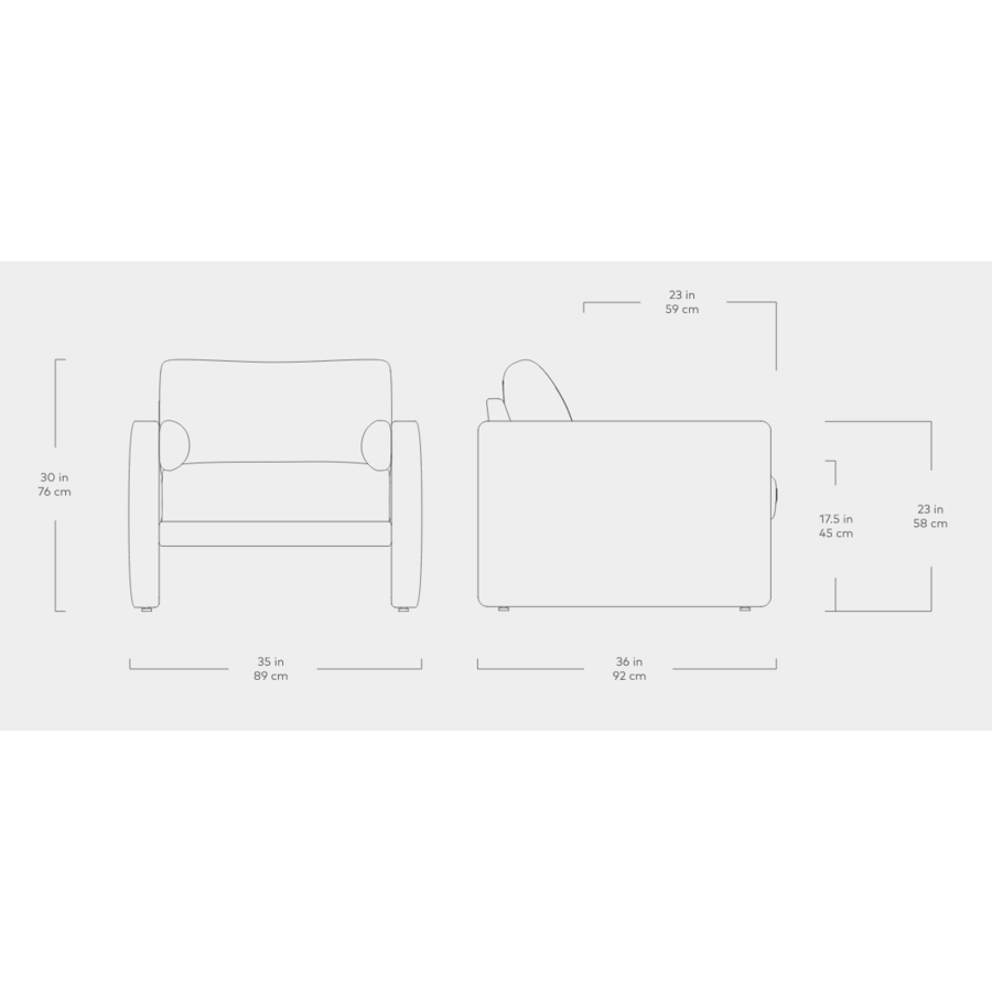 LAUREL ARMCHAIR by Gus* Modern