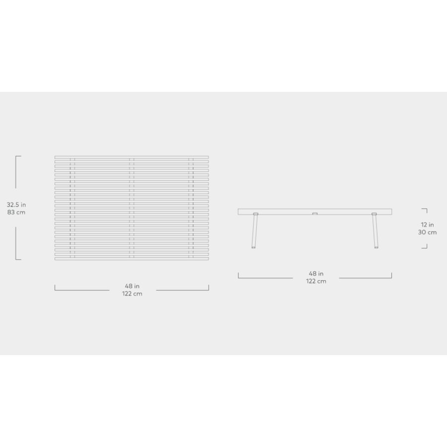 TRANSIT COFFEE TABLE by Gus* Modern