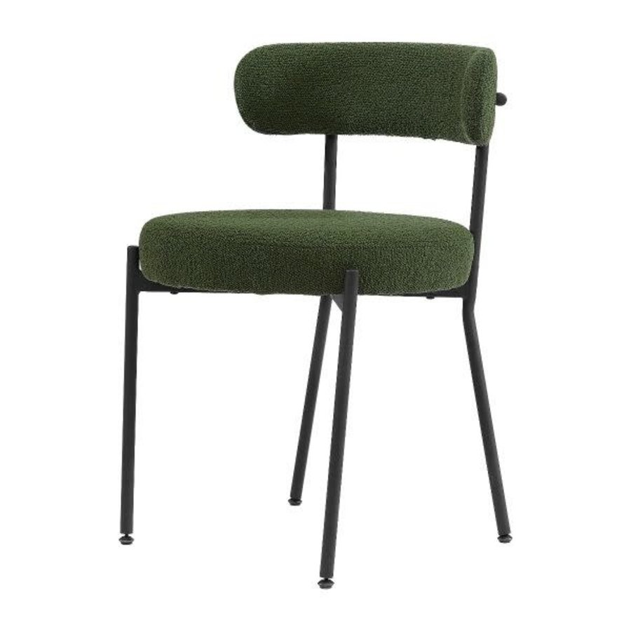 MOLLY CHAIR BOUCLE GREEN