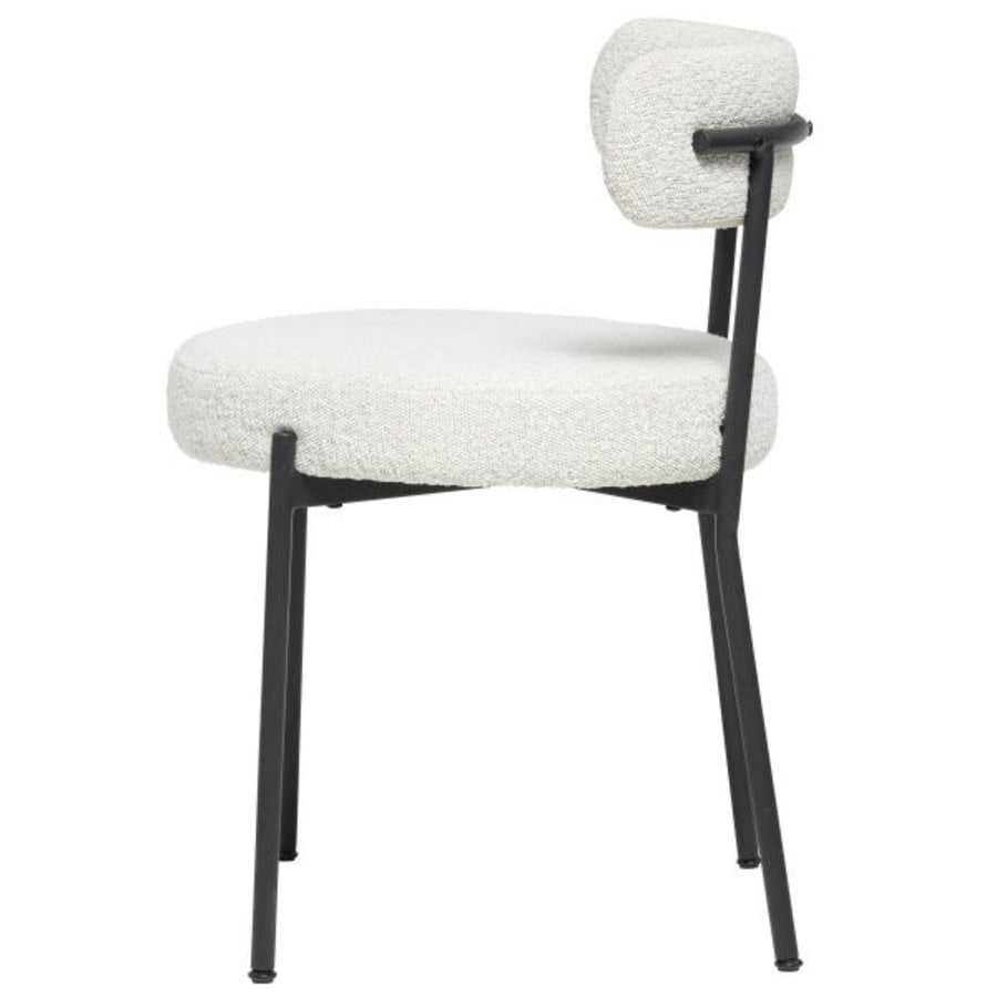 MOLLY CHAIR BOUCLE WHITE