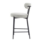 MOLLY COUNTER STOOL BOUCLE GREY