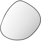 PEBBLE MIRROR SMALL BLACK 002