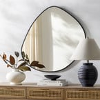 MIROIR PEBBLE NOIR PETIT 002