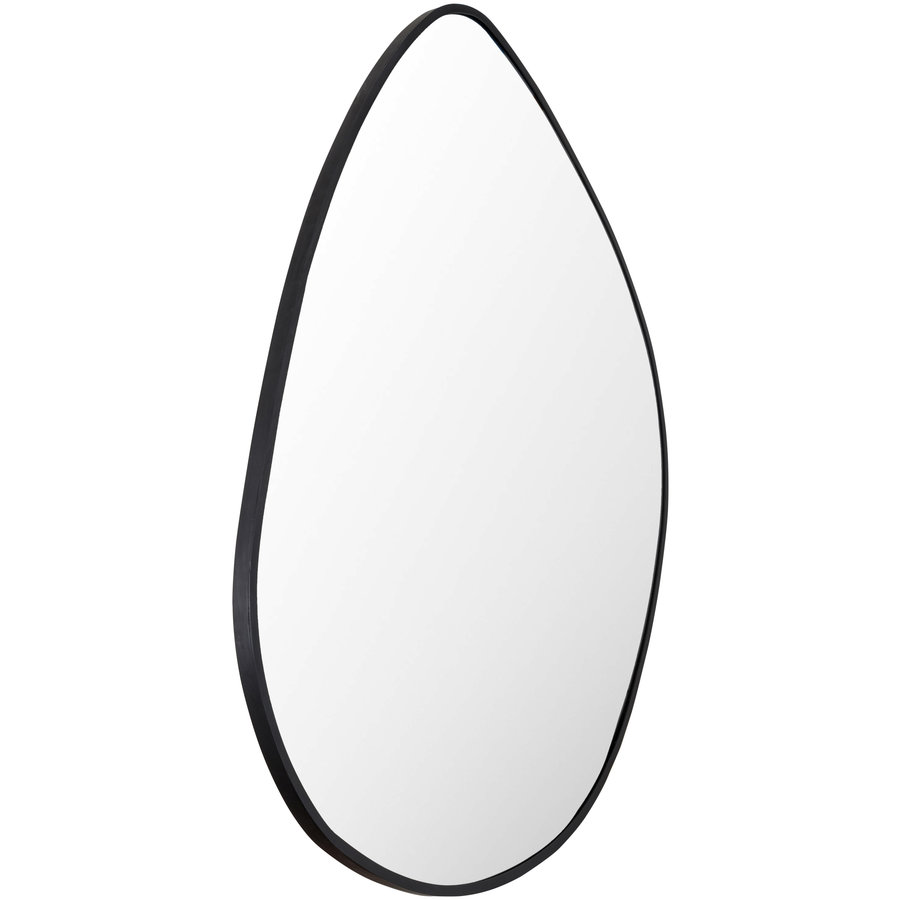 MIROIR PEBBLE NOIR PETIT 002 29X28