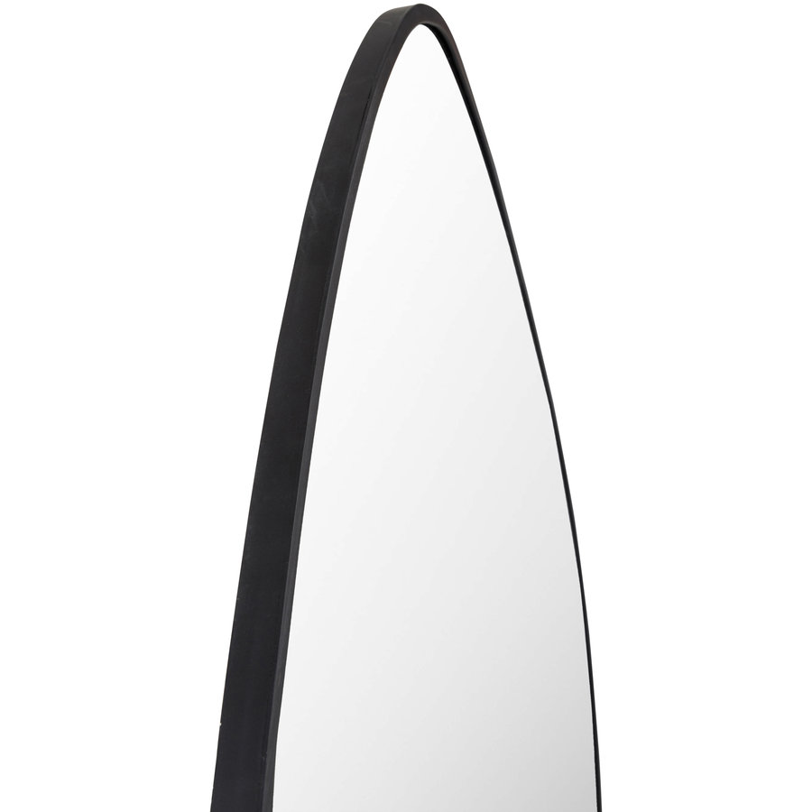 PEBBLE MIRROR SMALL BLACK 002