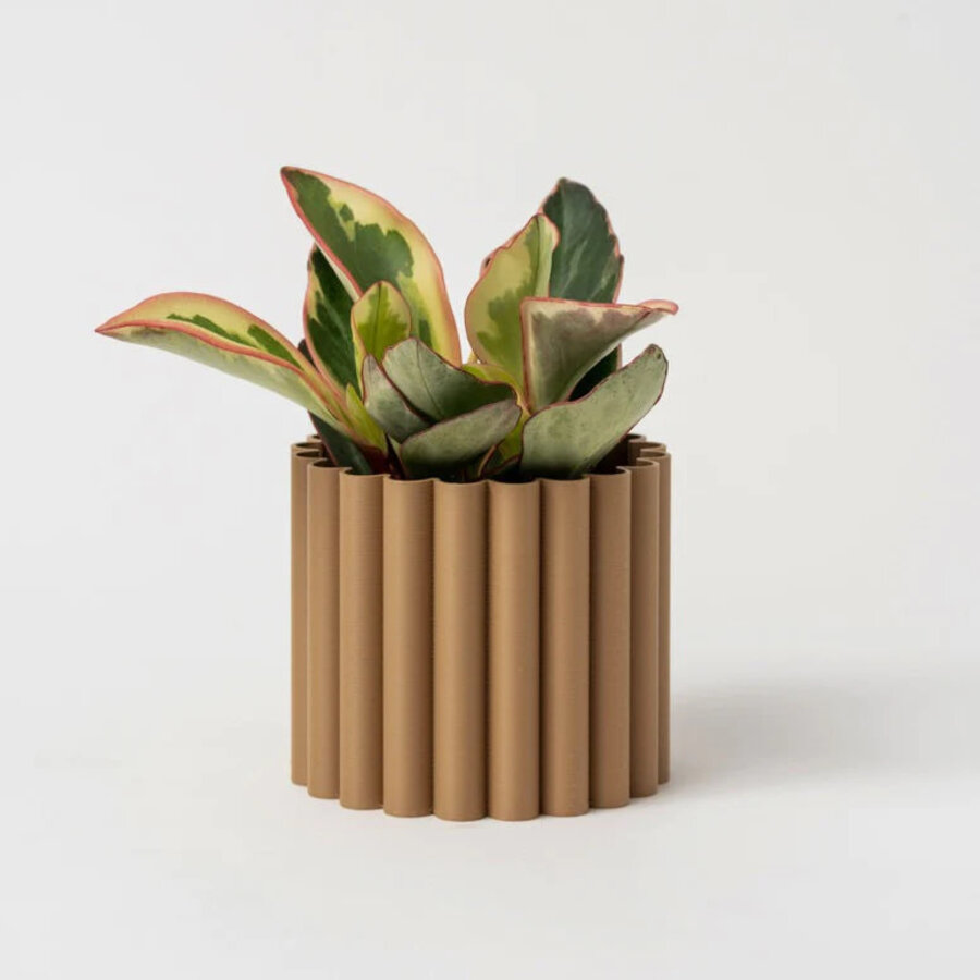 CACHE-POT LE FLEURI 6'' BOIS