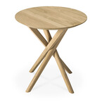 MIKADO SIDE TABLE - OAK - ROUND by Ethnicraft