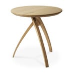 TWIST SIDE TABLE MEDIUM- OAK - ROUND by Ethnicraft