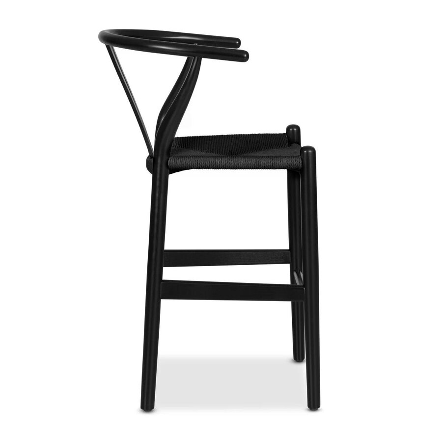 ORIENT COUNTER STOOL BLACK WOOD