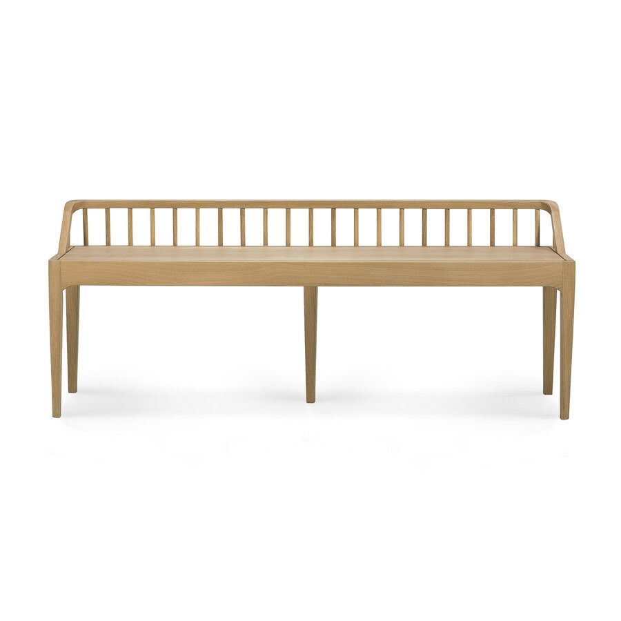SPINDLE BENCH 59'' - OAK by Ethnicraft