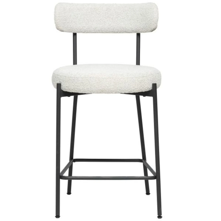 MOLLY COUNTER STOOL BOUCLE WHITE