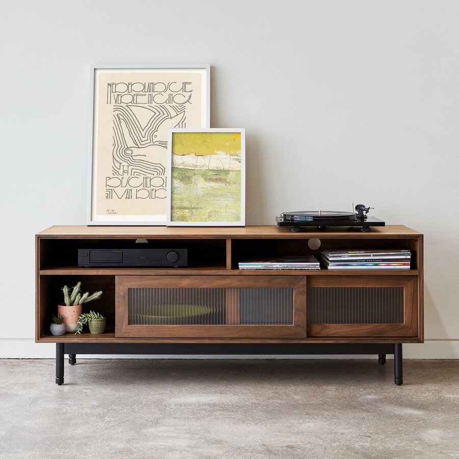 MUNRO MEDIA STAND WALNUT by Gus* Modern