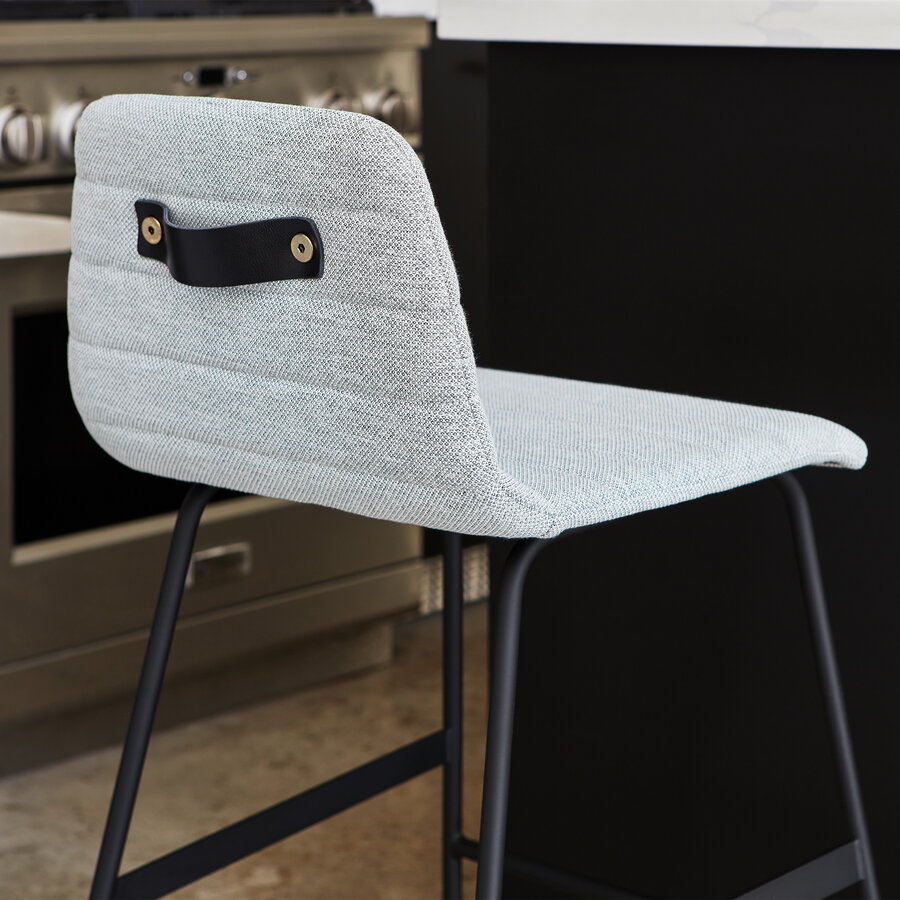 LECTURE COUNTER STOOL - WITH UPHOLSTERY by Gus* Modern